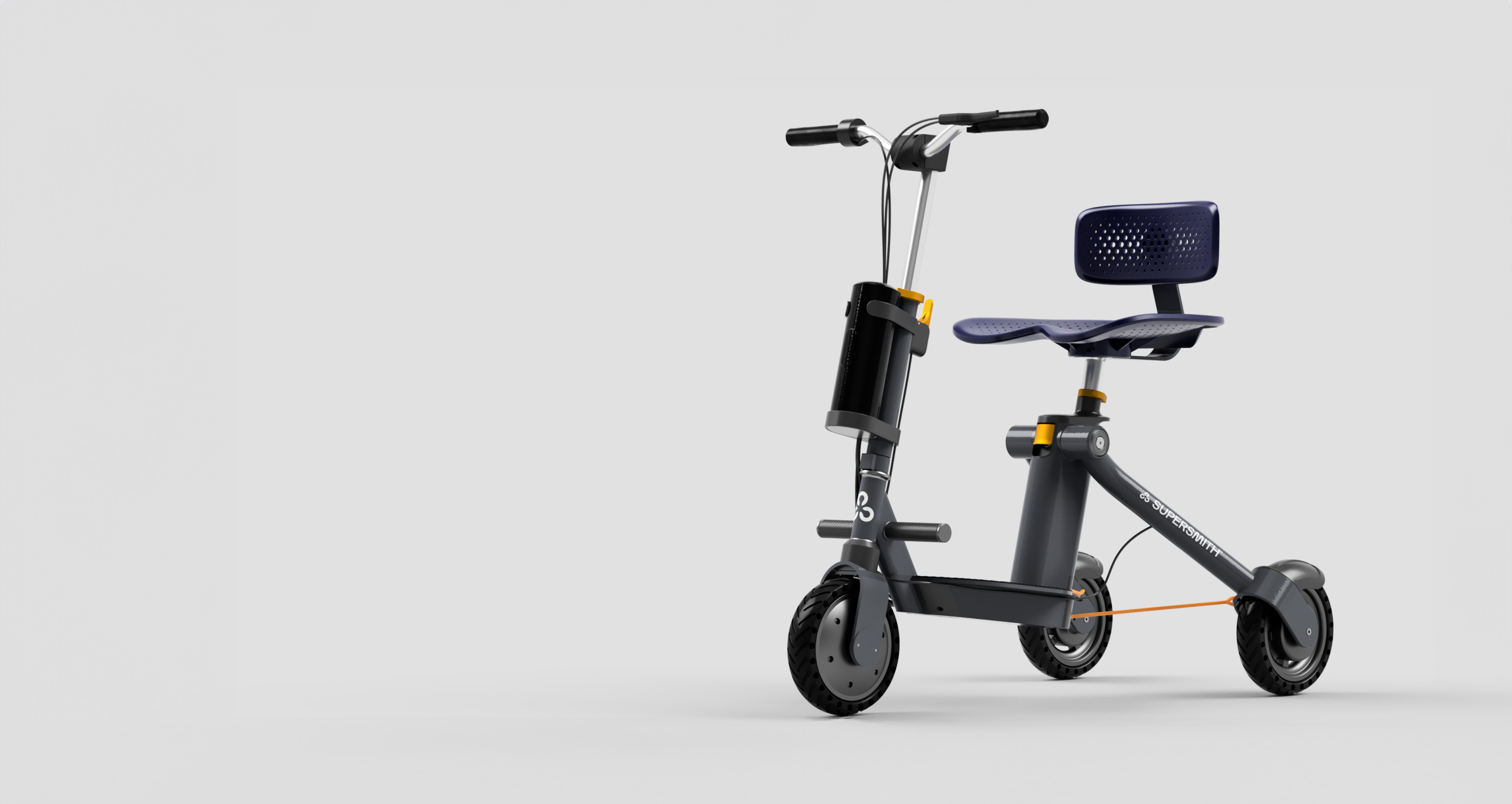 An image showing a view of the innovative 3Scooter from Supersmith